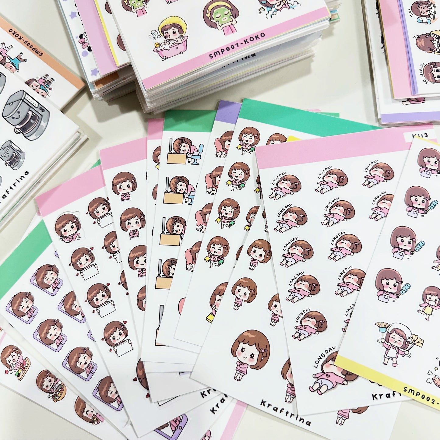 OOPS PACK - 15 STICKER SHEETS