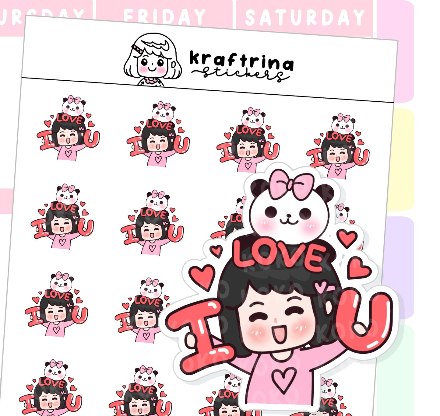 IN LOVE | I LOVE YOU (46-K003)