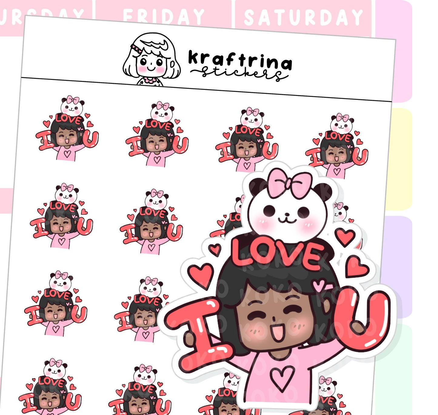 IN LOVE | I LOVE YOU (46-K003)