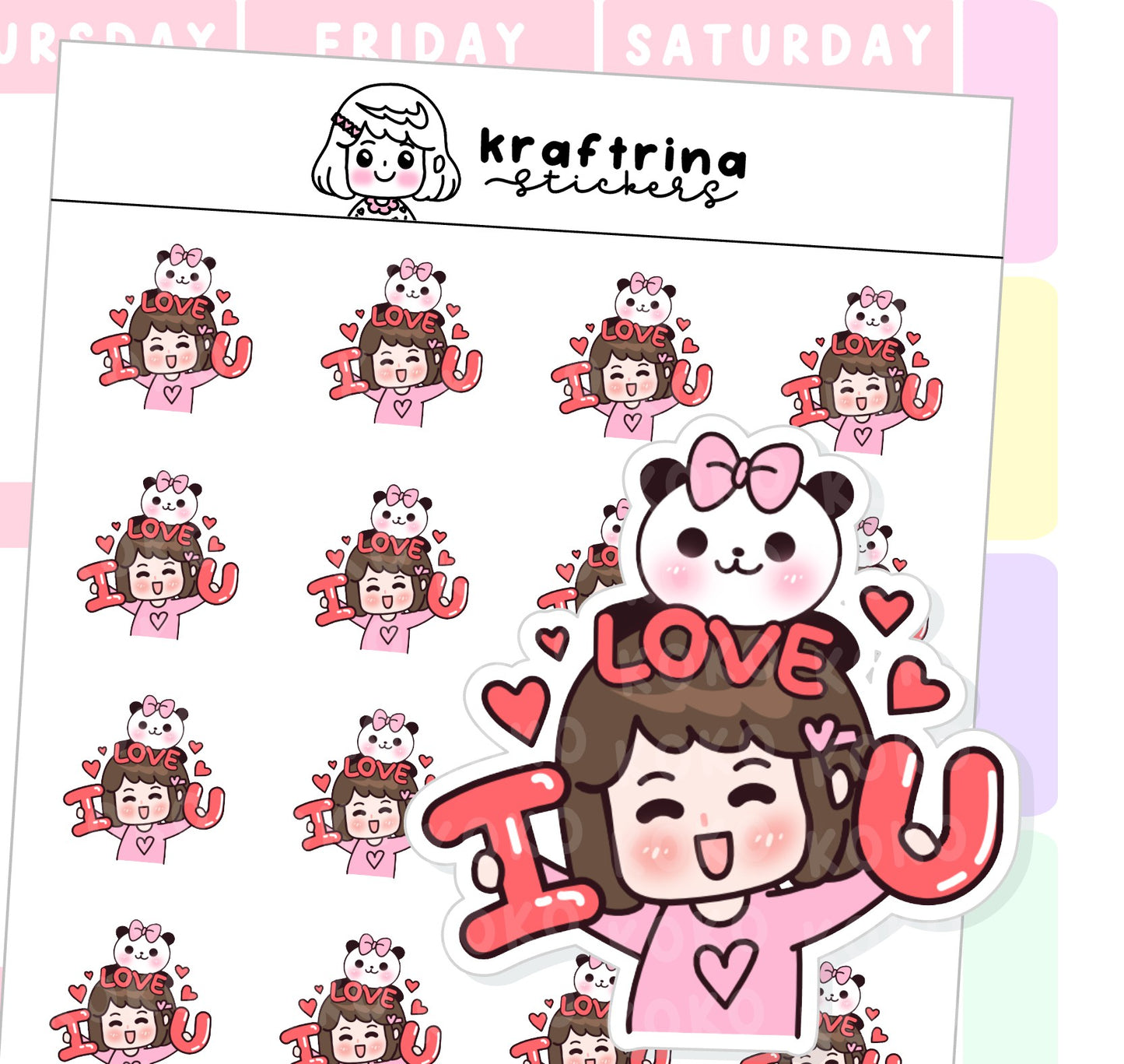 IN LOVE | I LOVE YOU (46-K003)