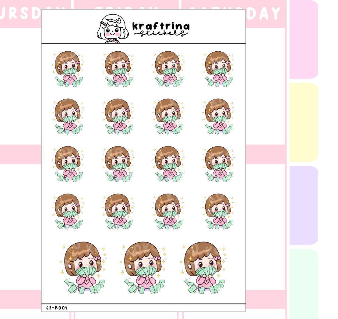 SHOPPING, SALARY, PAY DAY (62-K004)