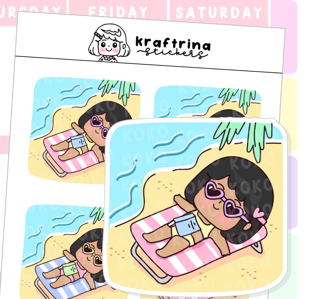 VACATION | BEACH DAY | TRAVEL (62-K005 DECO)
