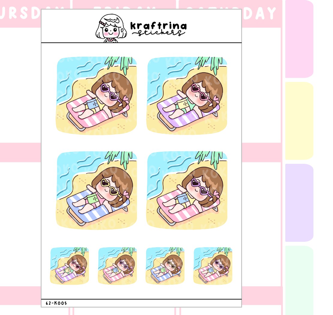 VACATION | BEACH DAY | TRAVEL (62-K005 DECO)