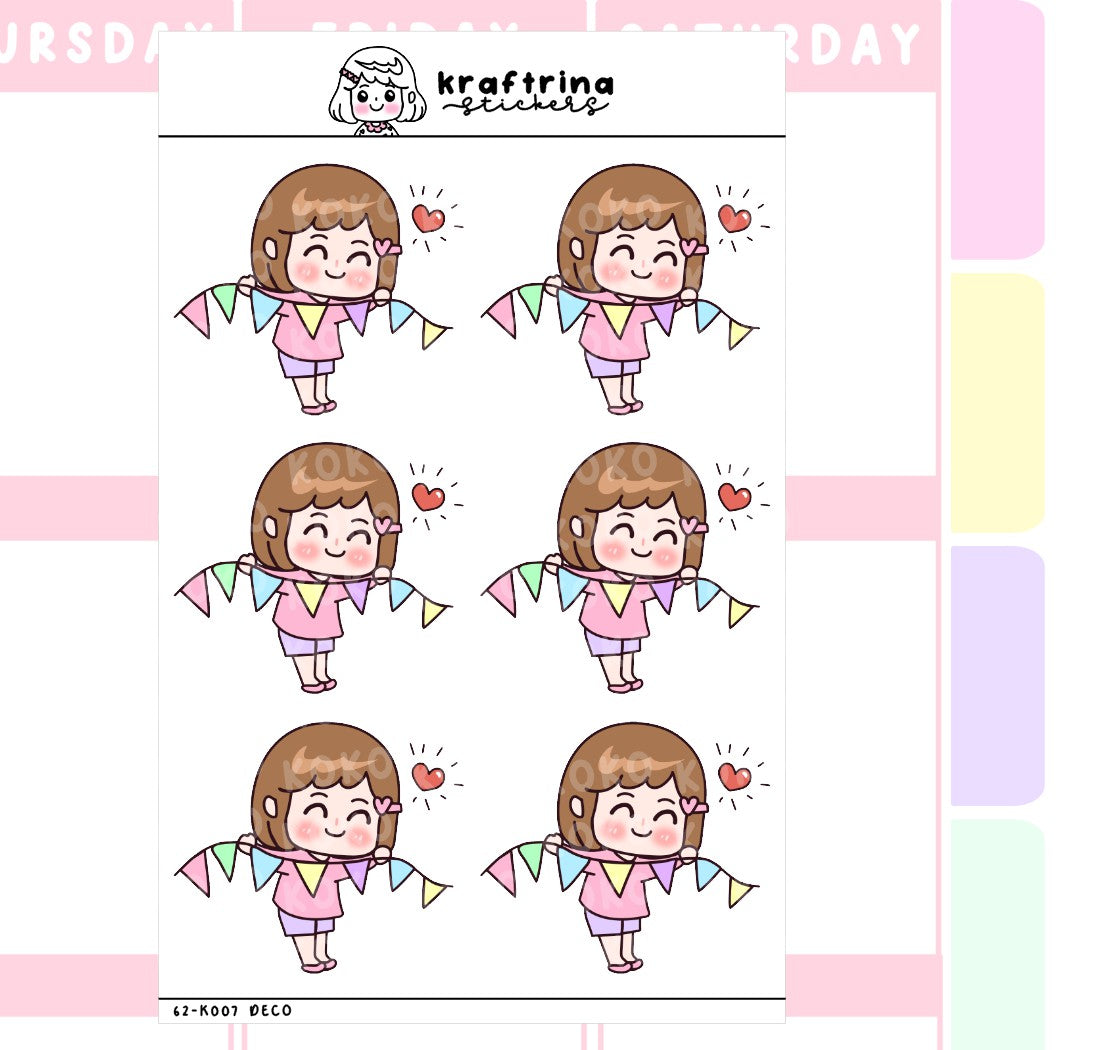 CELEBRATION BANNER | FEELING CUTE (62-K007 DECO)