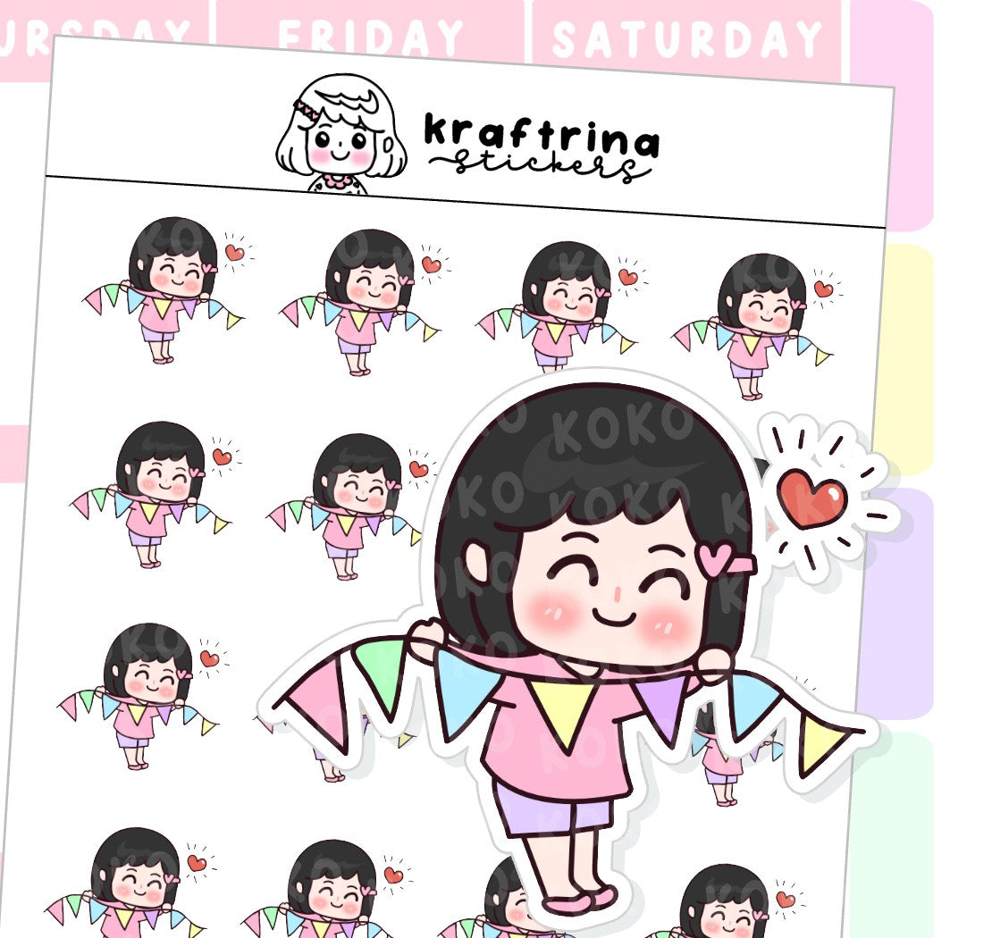 CELEBRATION BANNER | FEELING CUTE (62-K008)