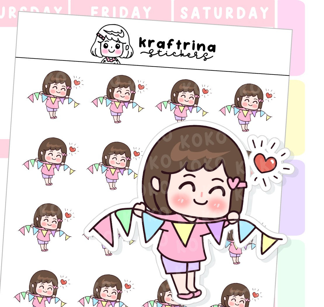 CELEBRATION BANNER | FEELING CUTE (62-K008)