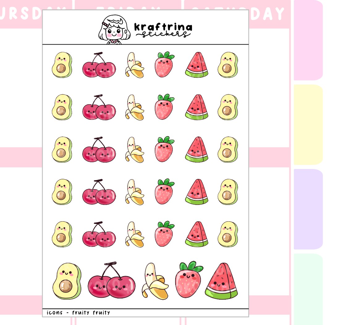 ICONS - FRUITS | HEALTHY FOODS