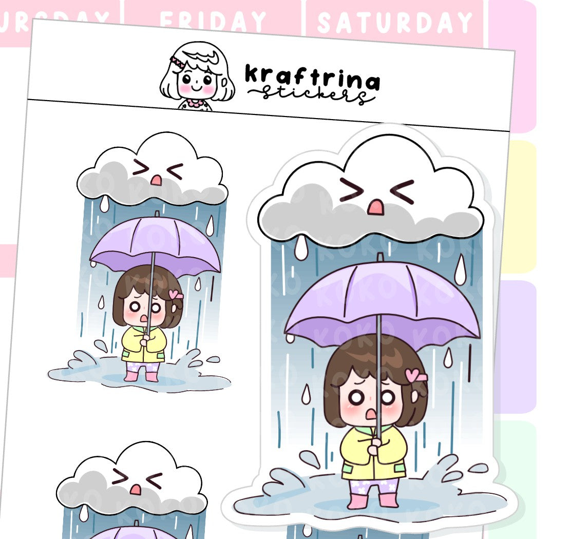 BAD WEATHER BIG STICKERS (65-K004 DECO)