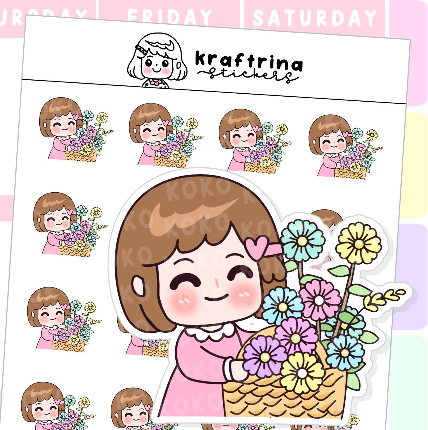 OHHH PRETTY FLOWERS (65-K008)