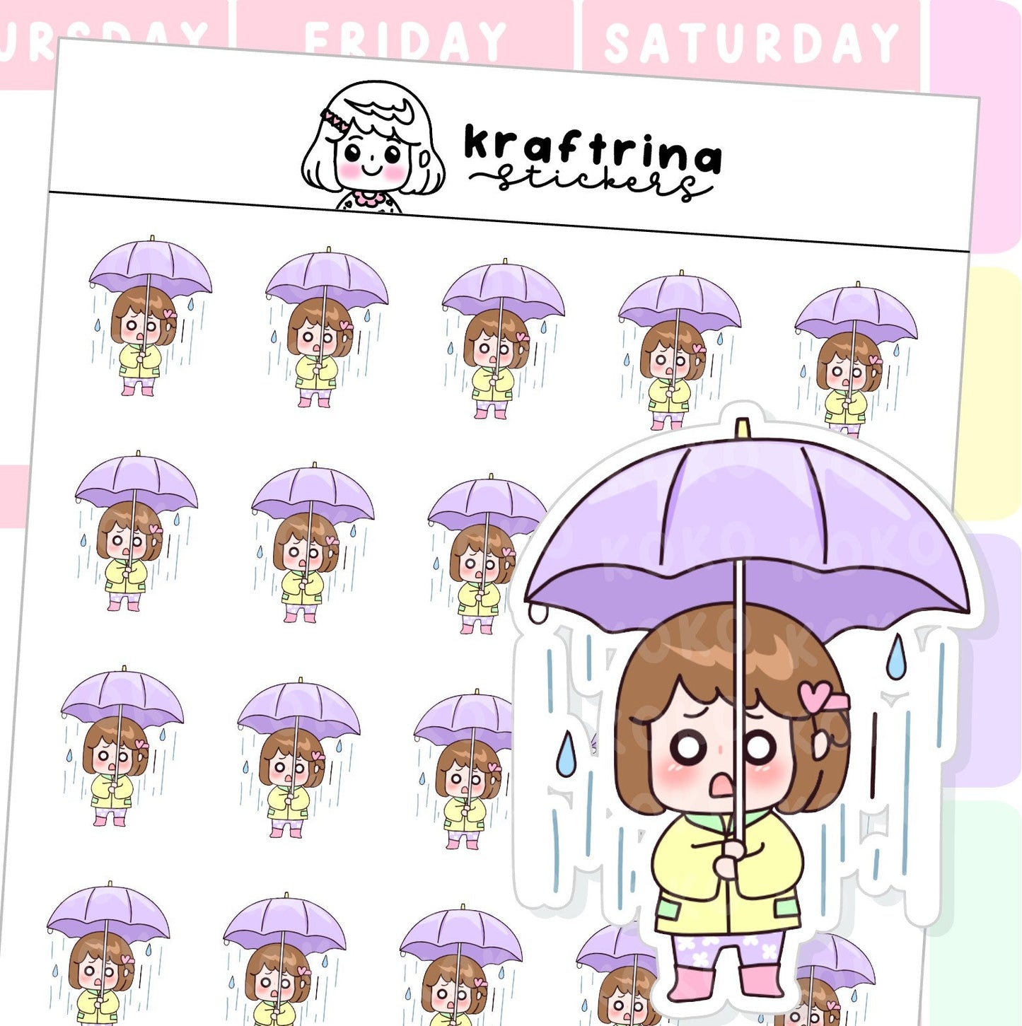 UH-OH THERE GOES THE RAIN (65-K015)