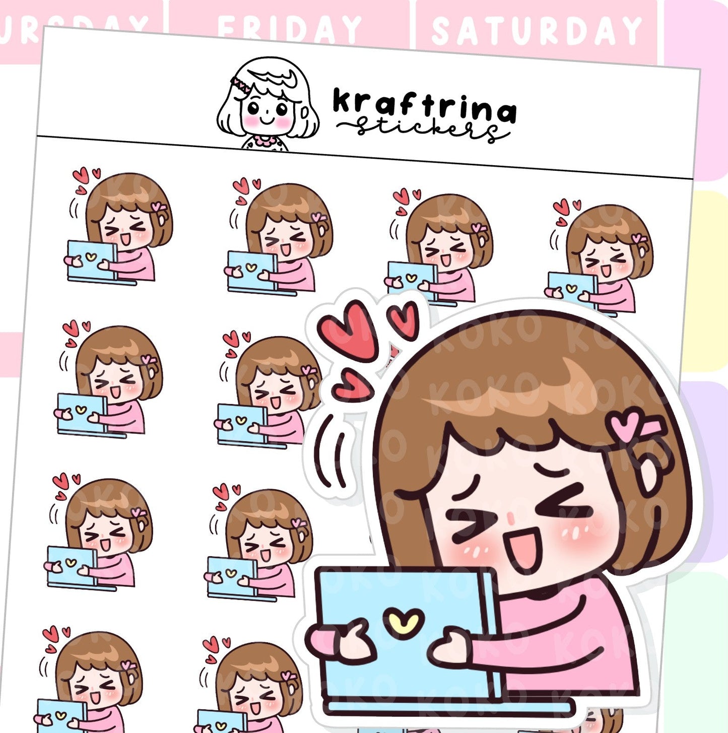 YAY DONE WITH WORK / SCHOOL!! (43-K005)