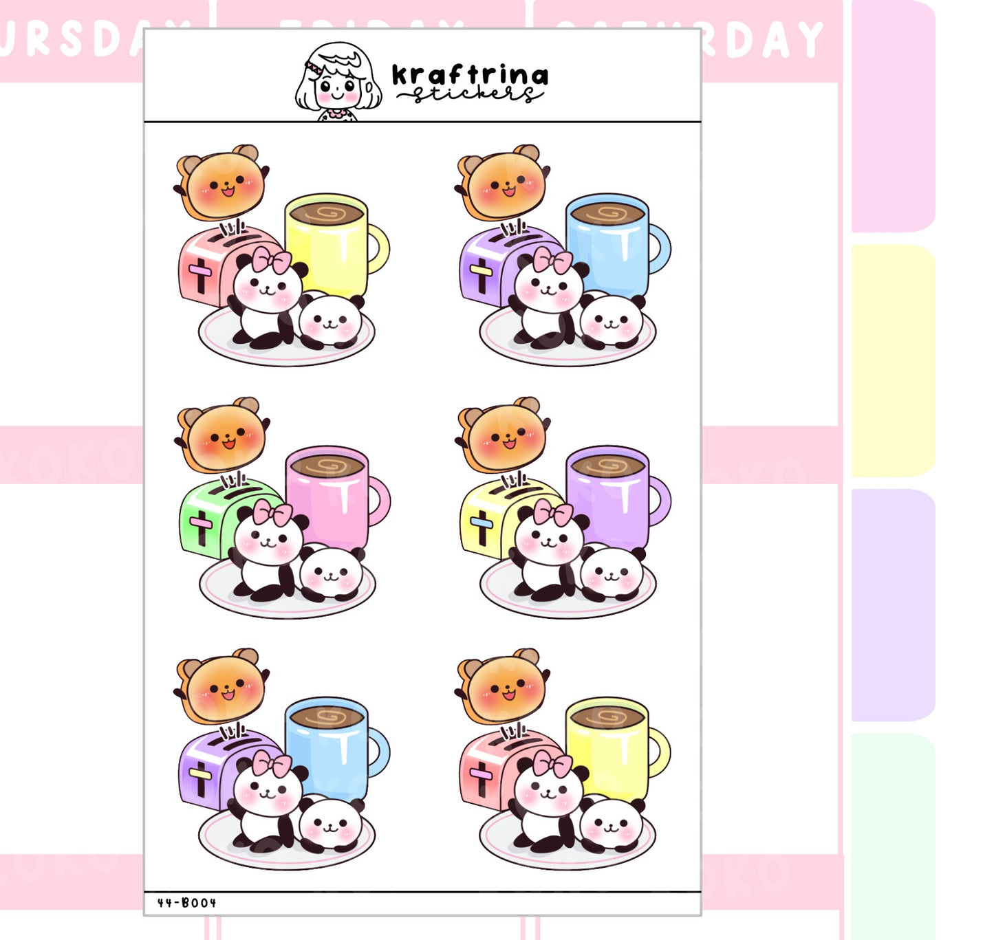 BAO BAO - BREAKFAST TOAST (44-B004 DECO)