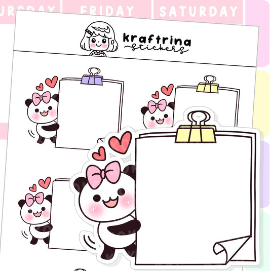 BAO BAO - CLIPBOARD | MEMO | TAKE NOTES (44-B007)