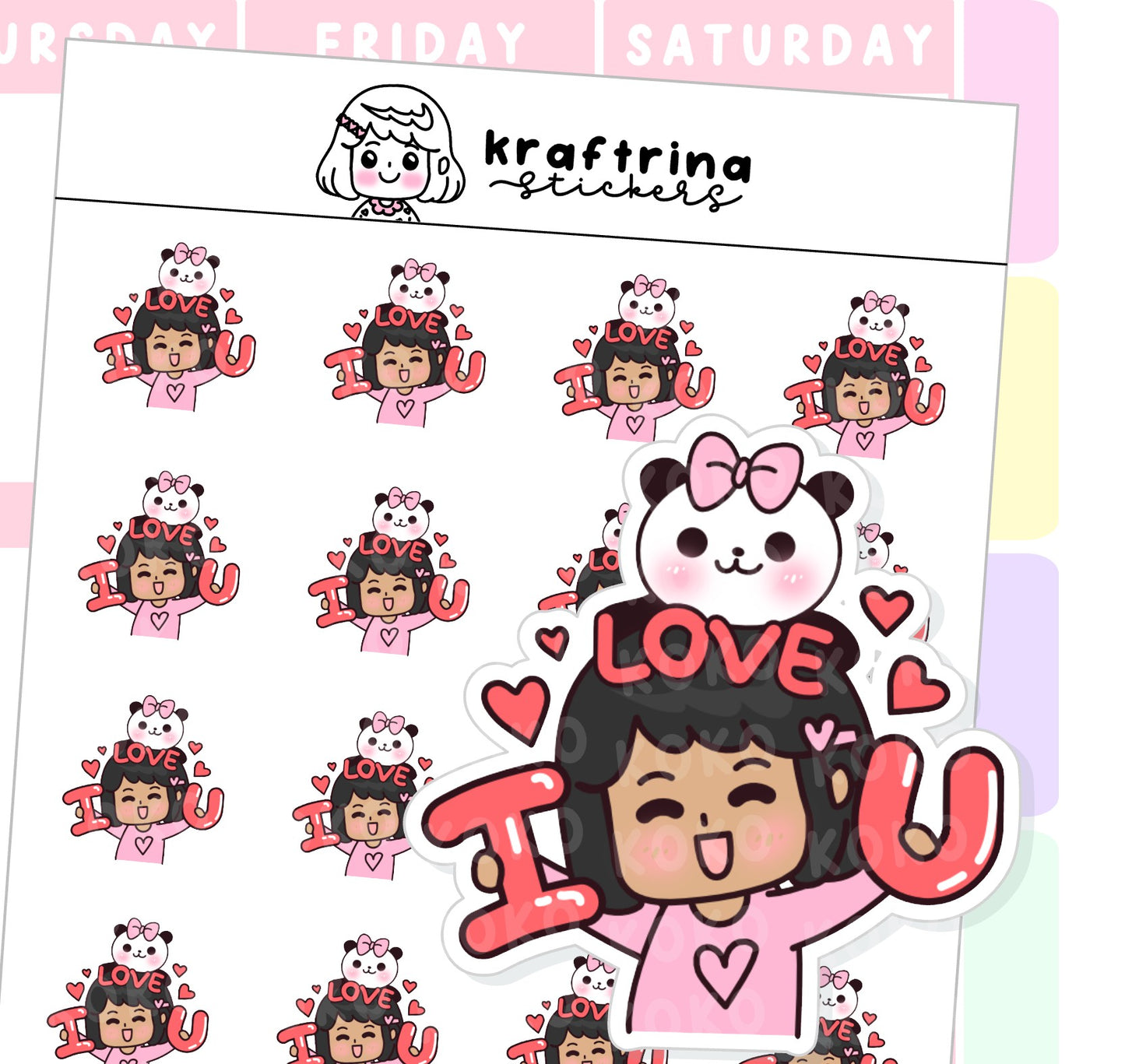 IN LOVE | I LOVE YOU (46-K003)