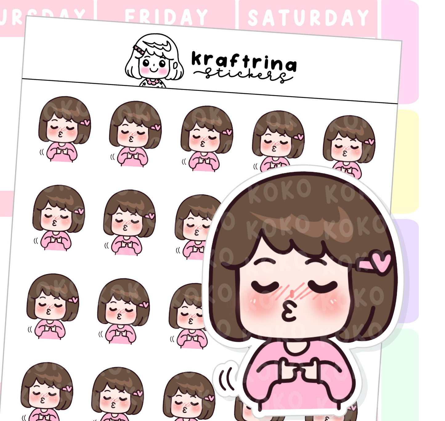 HMM THINKING | CUTE | WHAT TO DO (46-K006)