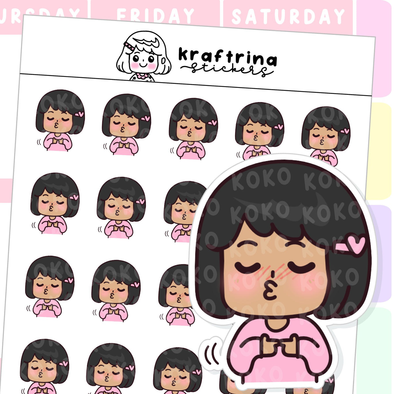 HMM THINKING | CUTE | WHAT TO DO (46-K006)