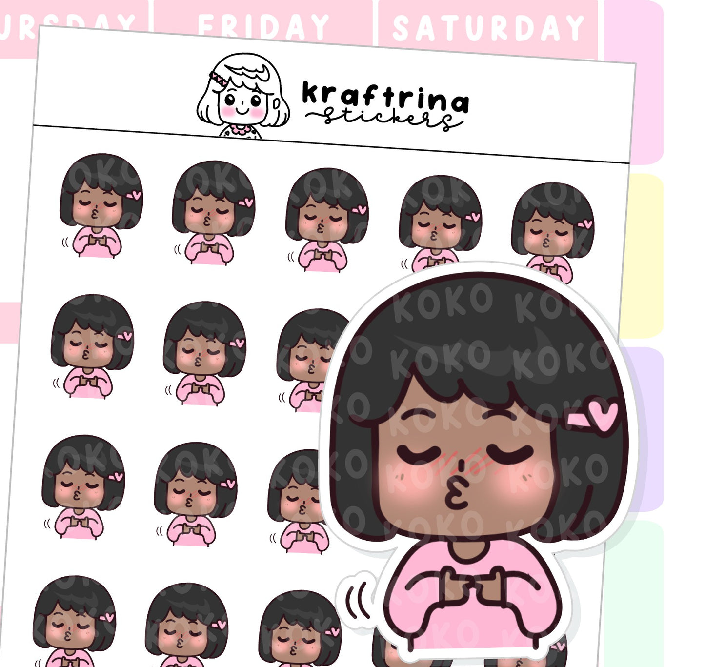 HMM THINKING | CUTE | WHAT TO DO (46-K006)