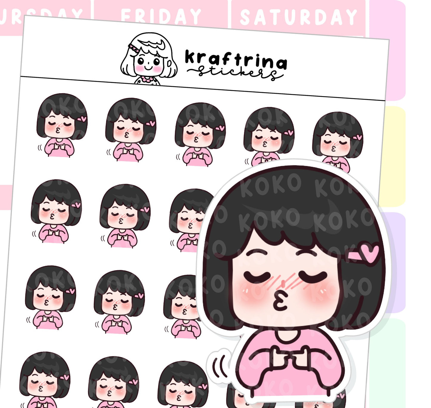 HMM THINKING | CUTE | WHAT TO DO (46-K006)