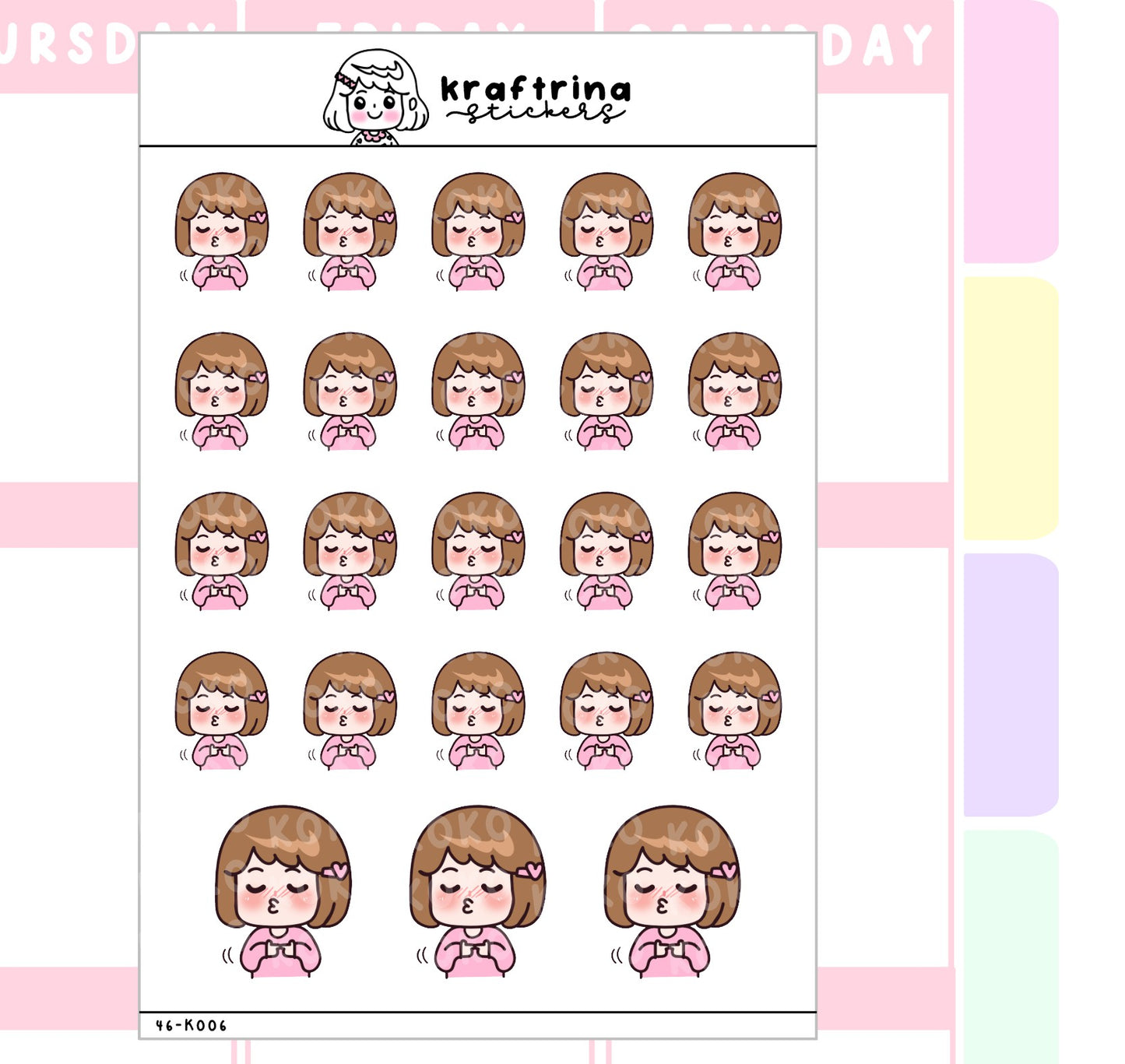 HMM THINKING | CUTE | WHAT TO DO (46-K006)