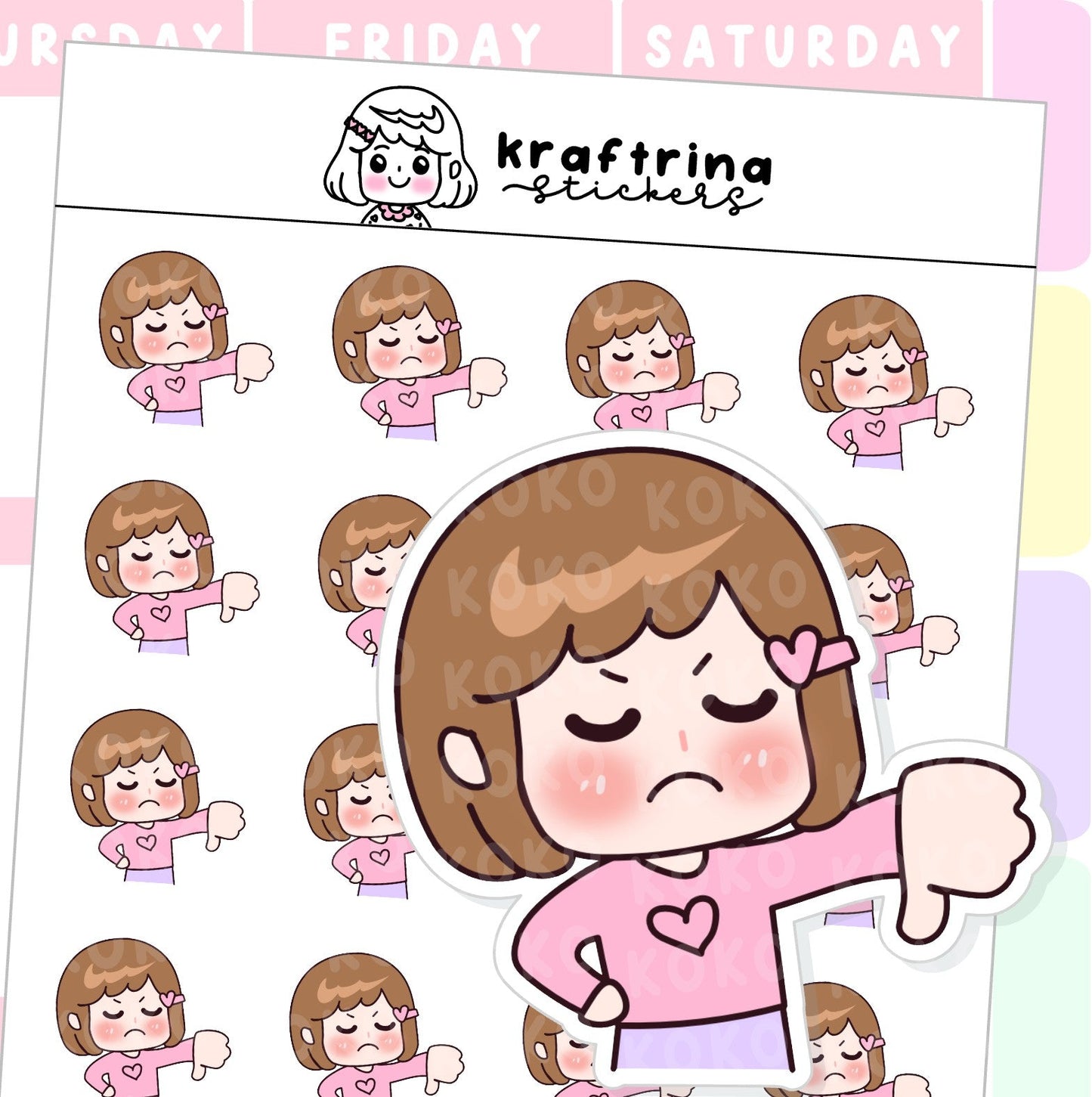 BOO THUMBS DOWN (62-K001)