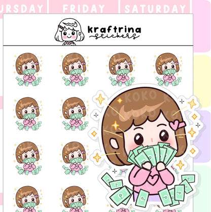 SHOPPING, SALARY, PAY DAY (62-K004)