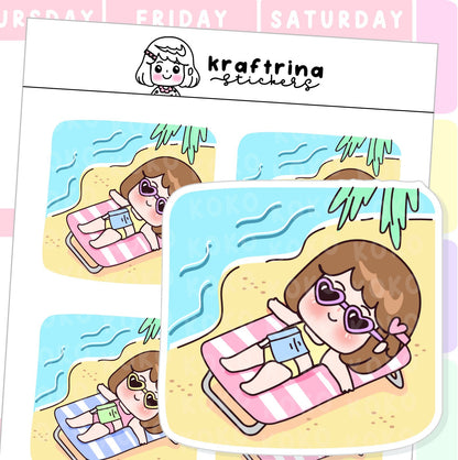 VACATION | BEACH DAY | TRAVEL (62-K005 DECO)