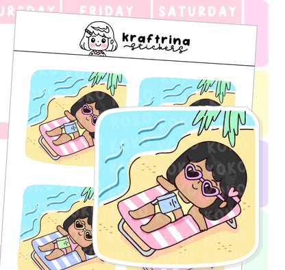 VACATION | BEACH DAY | TRAVEL (62-K005 DECO)