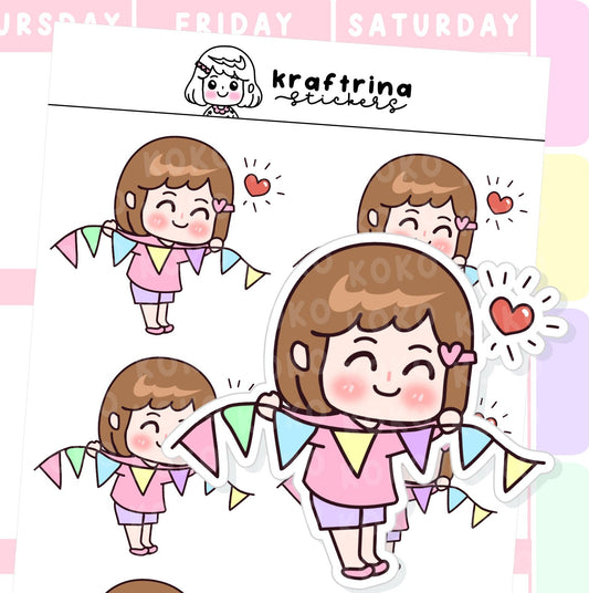 CELEBRATION BANNER | FEELING CUTE (62-K007 DECO)