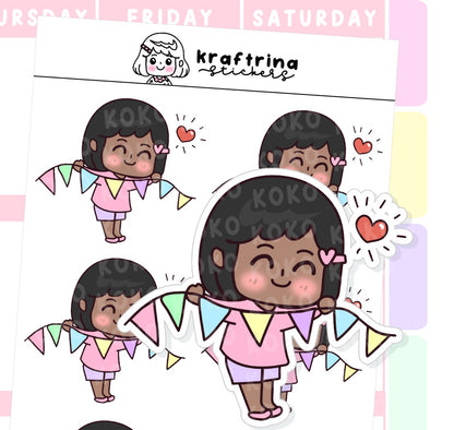 CELEBRATION BANNER | FEELING CUTE (62-K007 DECO)