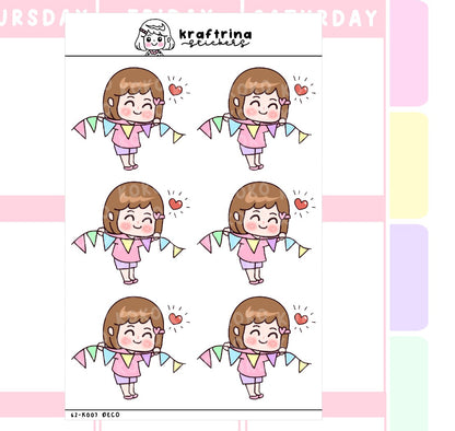 CELEBRATION BANNER | FEELING CUTE (62-K007 DECO)