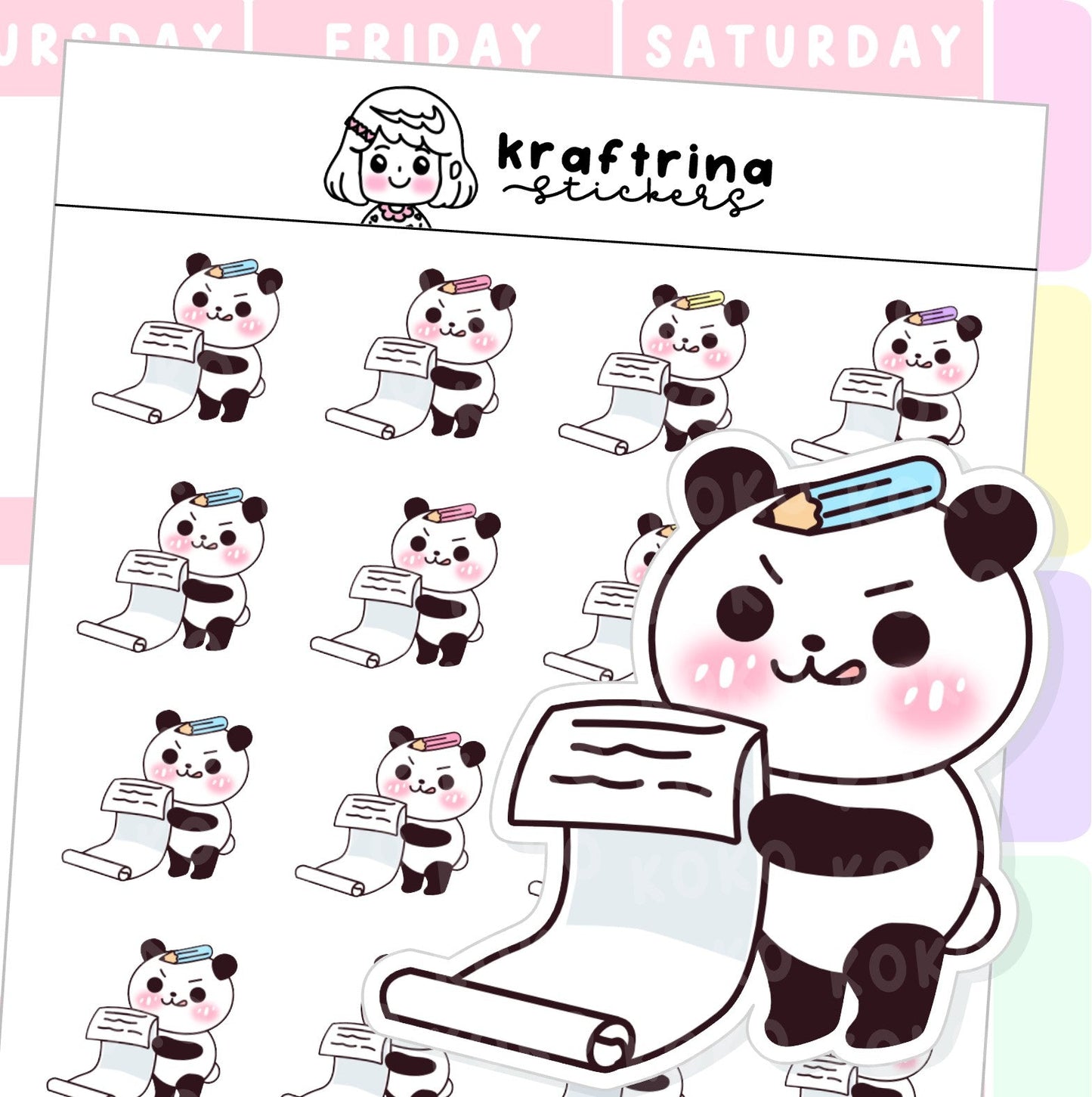 BAO BAO - CHECKLIST | NOTES | TO DO (63-B009)