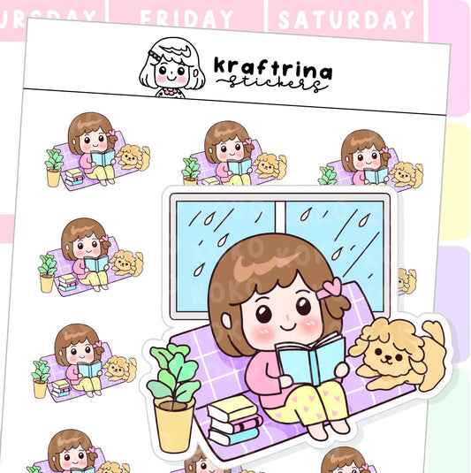 BOOKS, RAIN AND MY DOG REGULAR (63-K009)