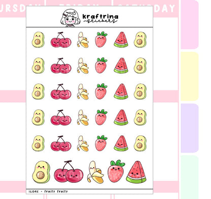 ICONS - FRUITS | HEALTHY FOODS