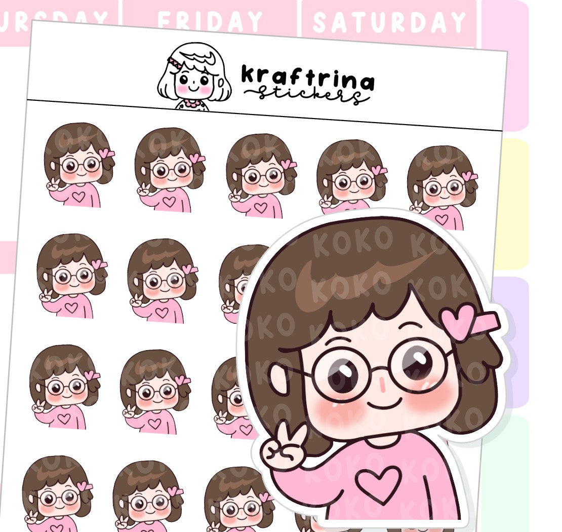 LOOKS CUTE WITH EYEGLASSES (64-K004)