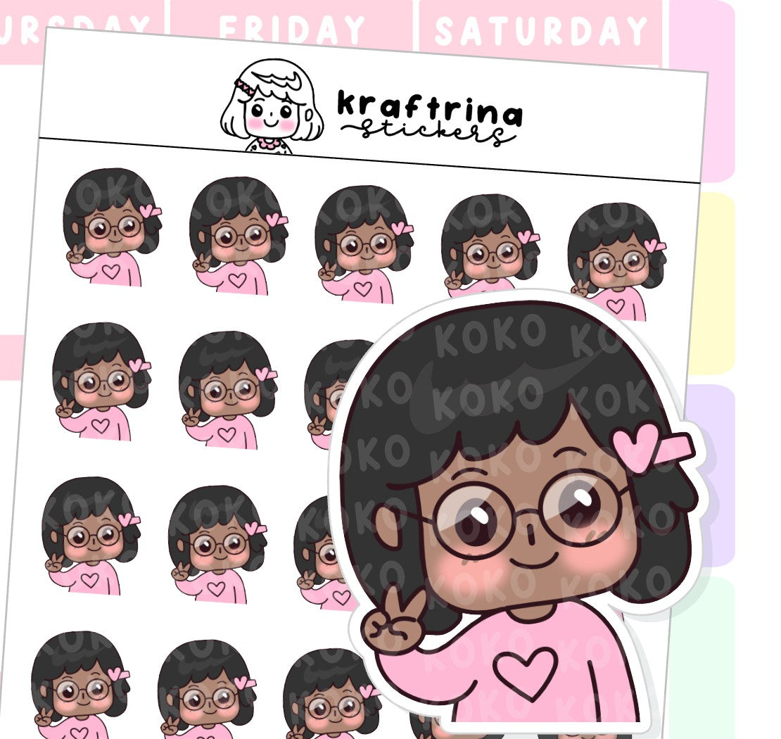 LOOKS CUTE WITH EYEGLASSES (64-K004)