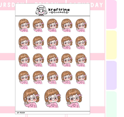 LOOKS CUTE WITH EYEGLASSES (64-K004)