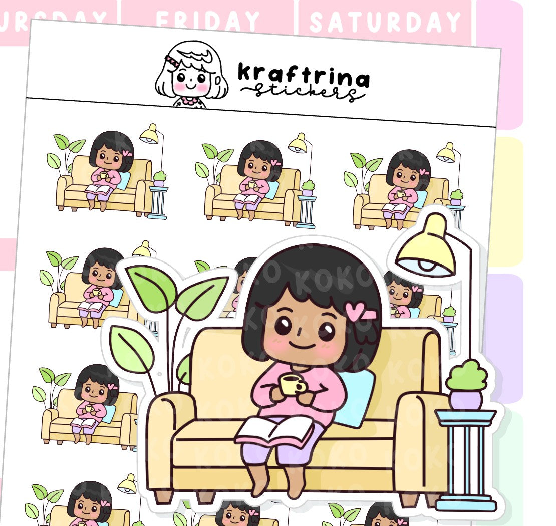 WILL JUST CHILL AND READ (65-K007)