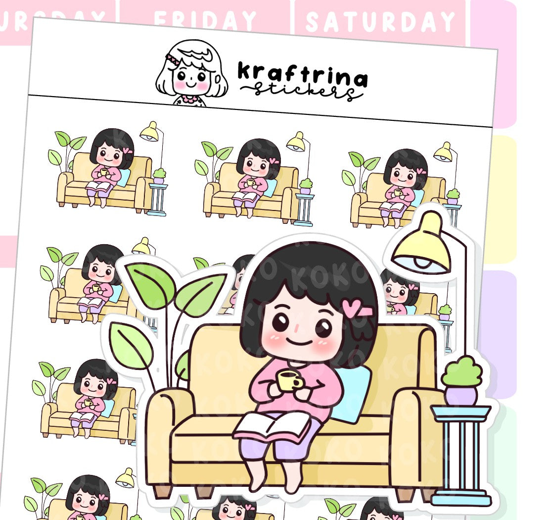 WILL JUST CHILL AND READ (65-K007)