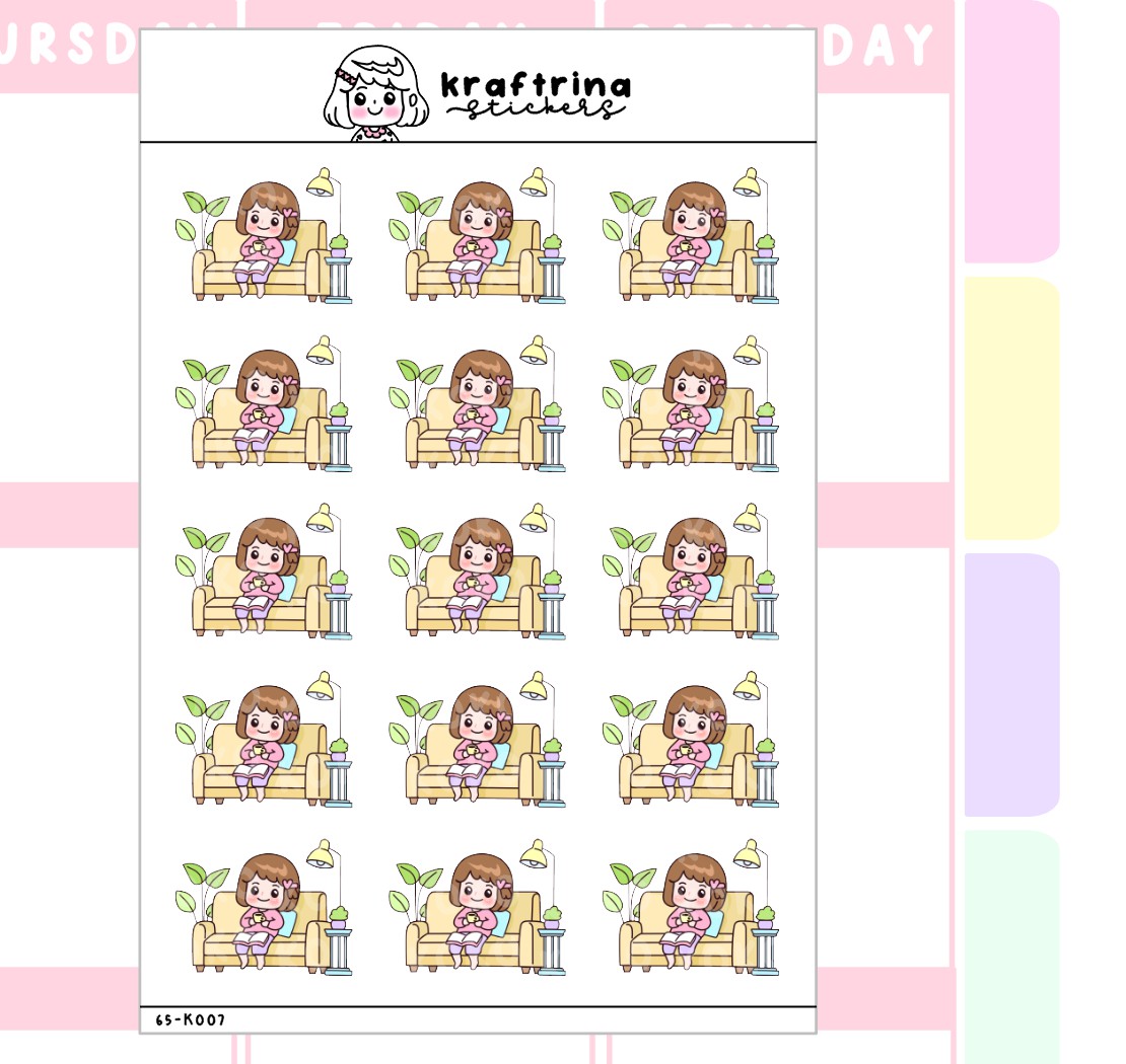 WILL JUST CHILL AND READ (65-K007)