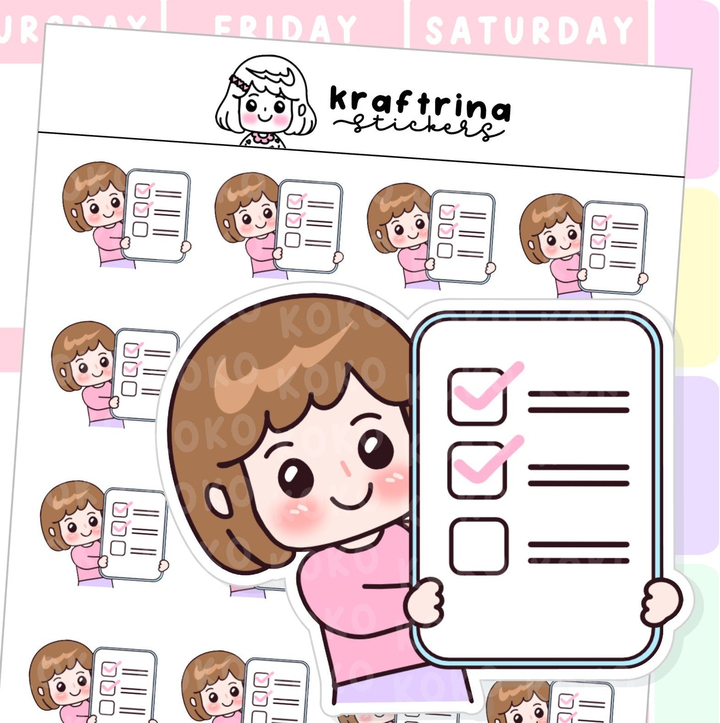 MAKE A CHECK LIST (65-K010)