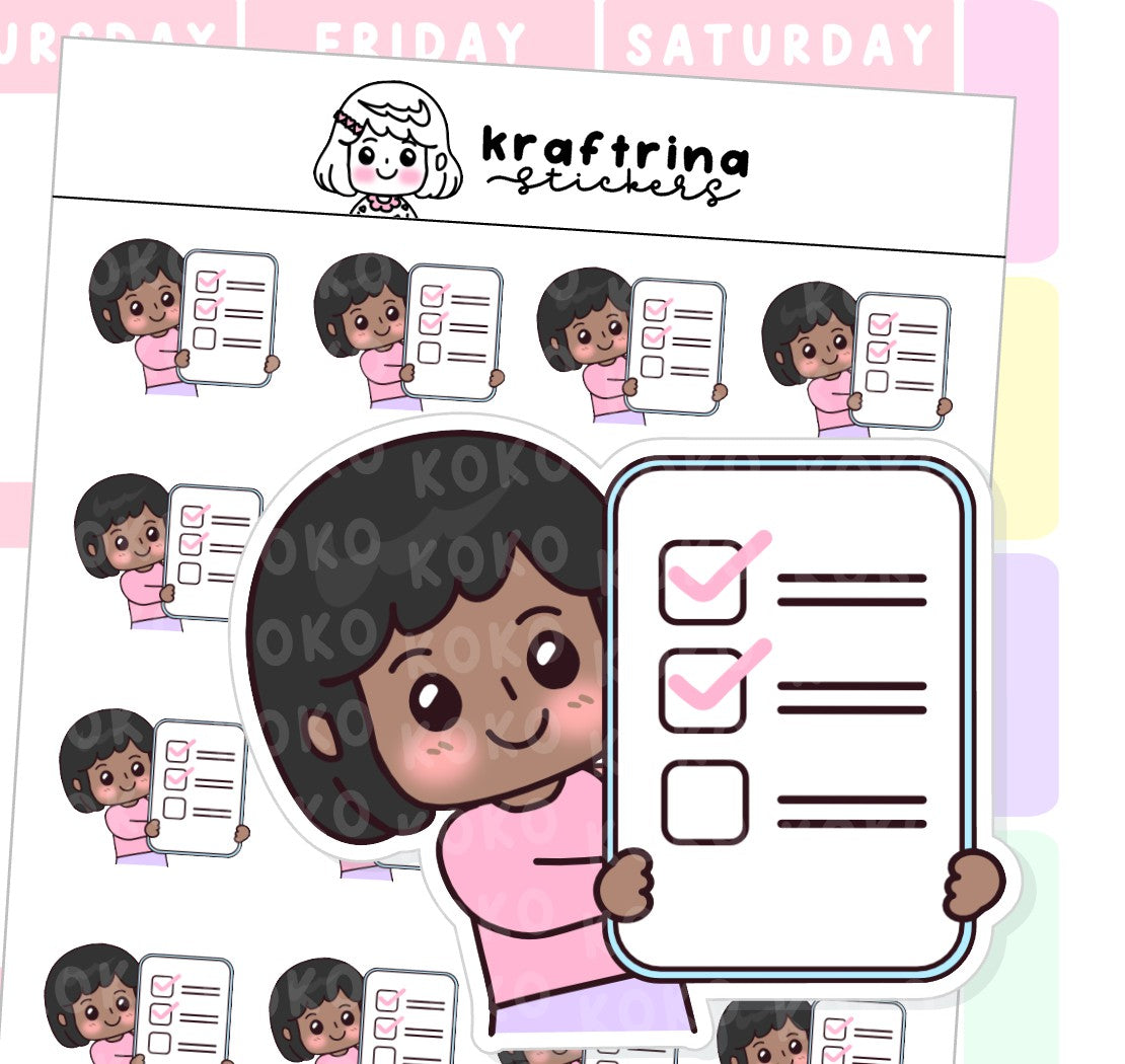 MAKE A CHECK LIST (65-K010)