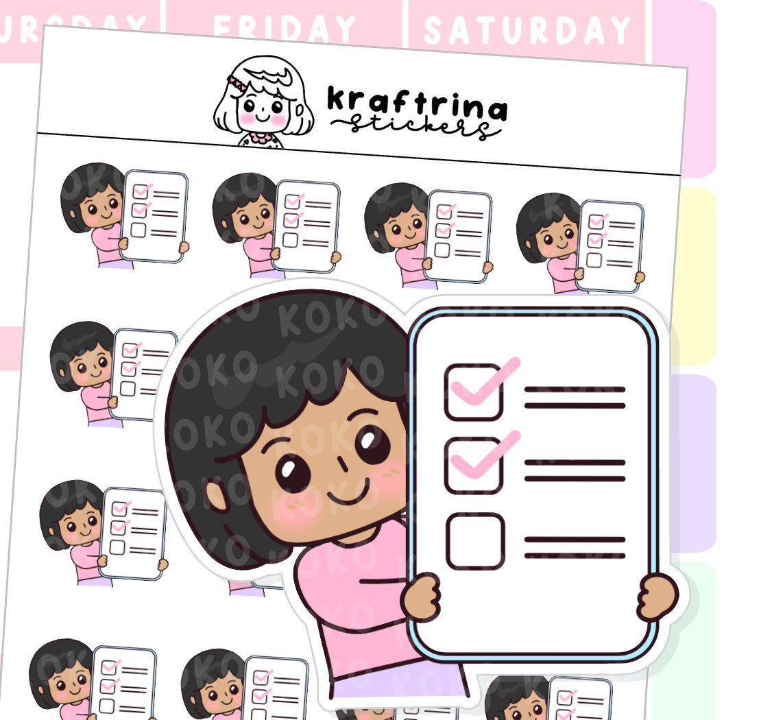 MAKE A CHECK LIST (65-K010)