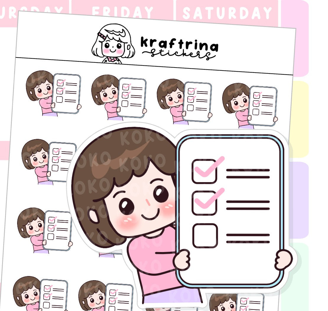 MAKE A CHECK LIST (65-K010)