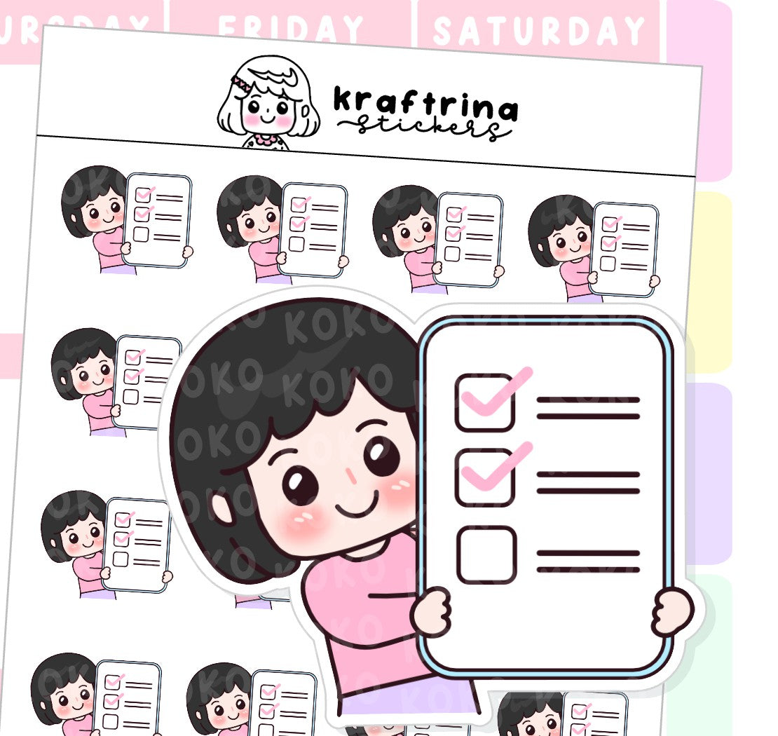 MAKE A CHECK LIST (65-K010)