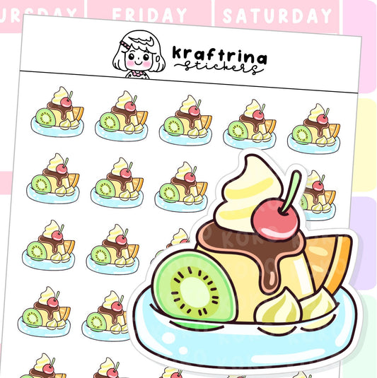 ICONS - DESSERT, ICE CREAM, FRUITS