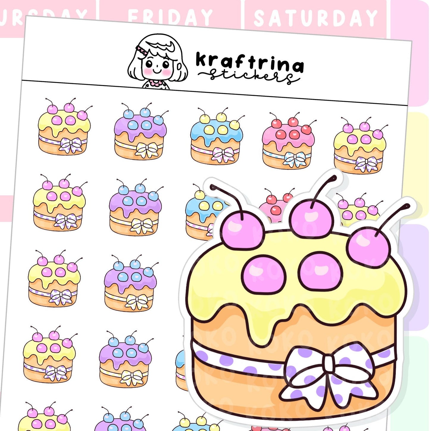 ICONS - CUTE CAKE