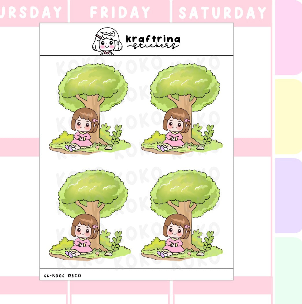 HANG OUT OUTDOORS BIG STICKERS (66-K006 DECO)