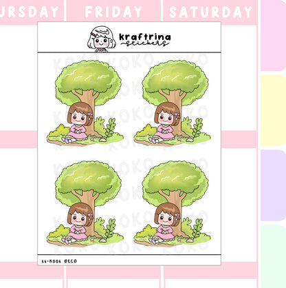 HANG OUT OUTDOORS BIG STICKERS (66-K006 DECO)