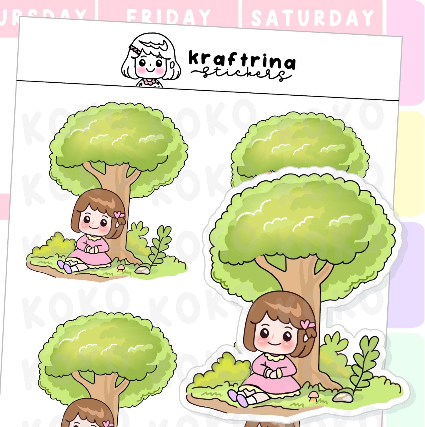 HANG OUT OUTDOORS BIG STICKERS (66-K006 DECO)