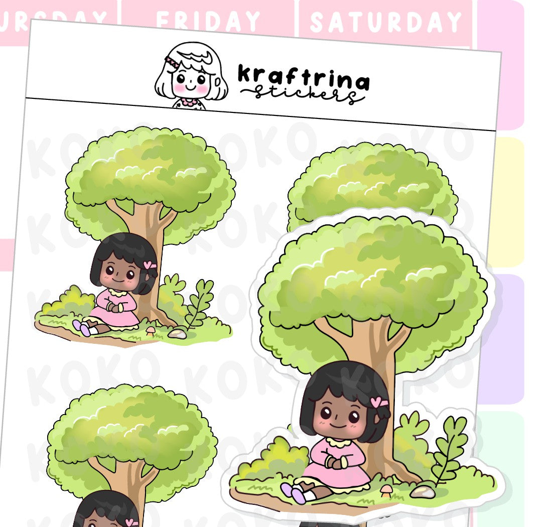 HANG OUT OUTDOORS BIG STICKERS (66-K006 DECO)